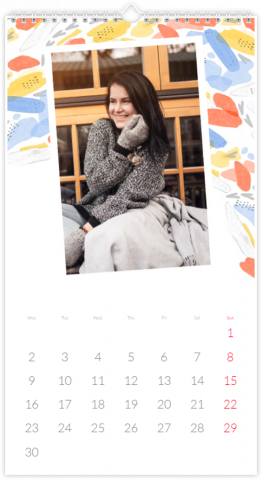 Photo Calendar XL Watercolour Mosaic