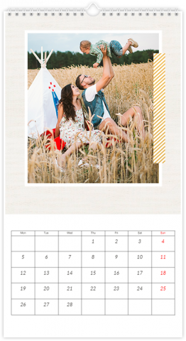 Photo Calendar XL Happy Family
